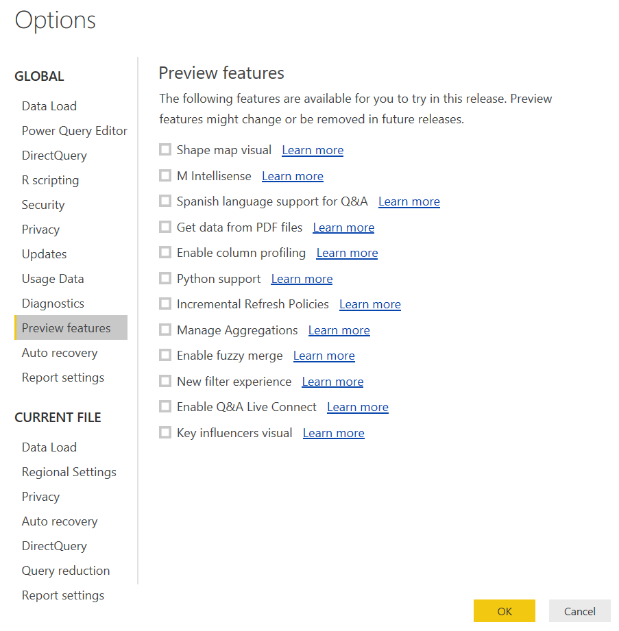 How To Enable Preview Features In Power Bi Kumo Partners